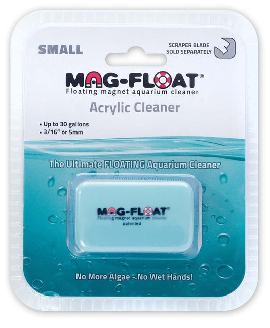 Mag-Float Floating Magnet Acrylic Aquarium Cleaner Small 30gal - Kwik Pets