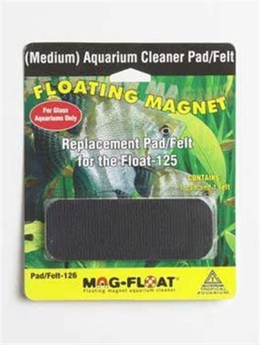 Mag-Float Replacement Pad/Felt Floating Magnet Cleaner for Glass Aquariums Black, MD - Kwik Pets