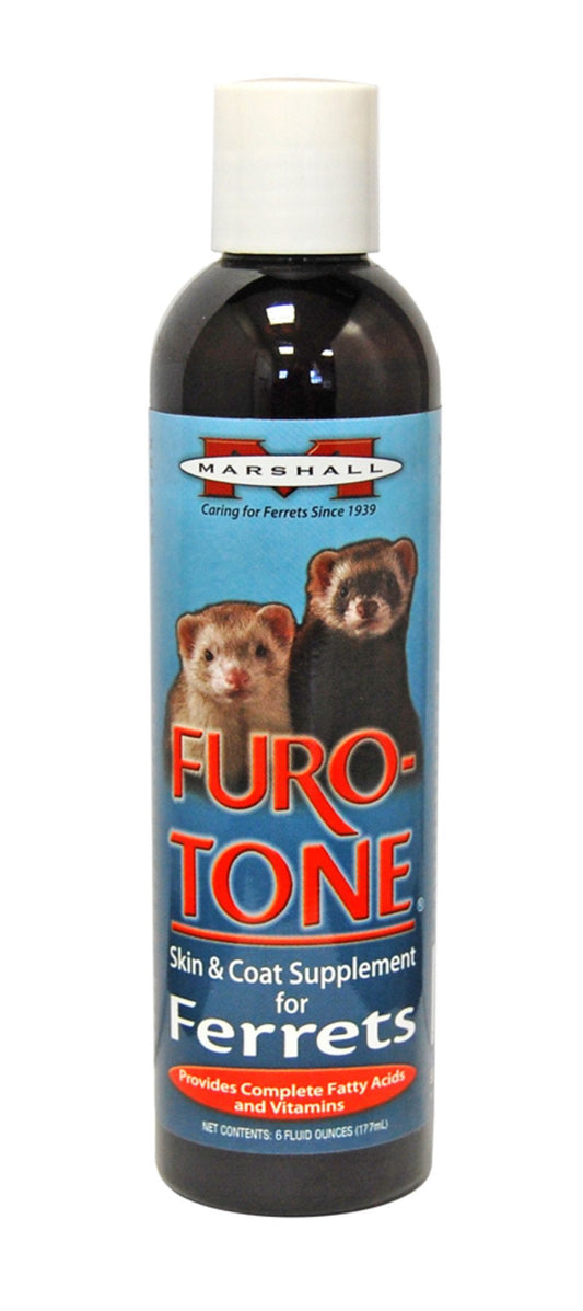 Marshall Pet Products Furo-Tone Skin and Coat Supplement for Ferrets, 6 oz - Kwik Pets