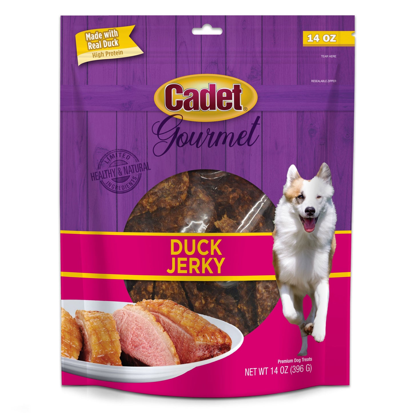 Cadet Gourmet Jerky Duck, 14 oz., Cadet