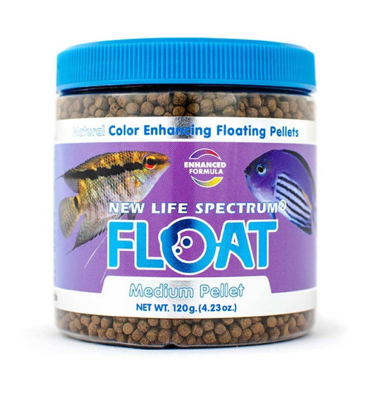 New Life Spectrum Float Pellets Fish Food 4.23-oz,  Medium