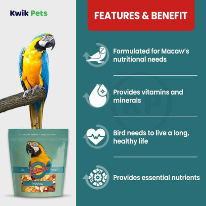 Volkman Seed Company Avian Science Super Macaw Bird Treat, 4 lb, Volkman