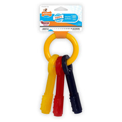 Nylabone Just for Puppies Teething Chew Toy Keys Bacon XS/Petite - Up To 15 lbs