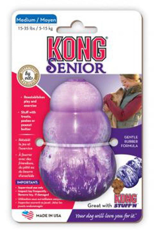 KONG Senior Dog Toy, MD, KONG