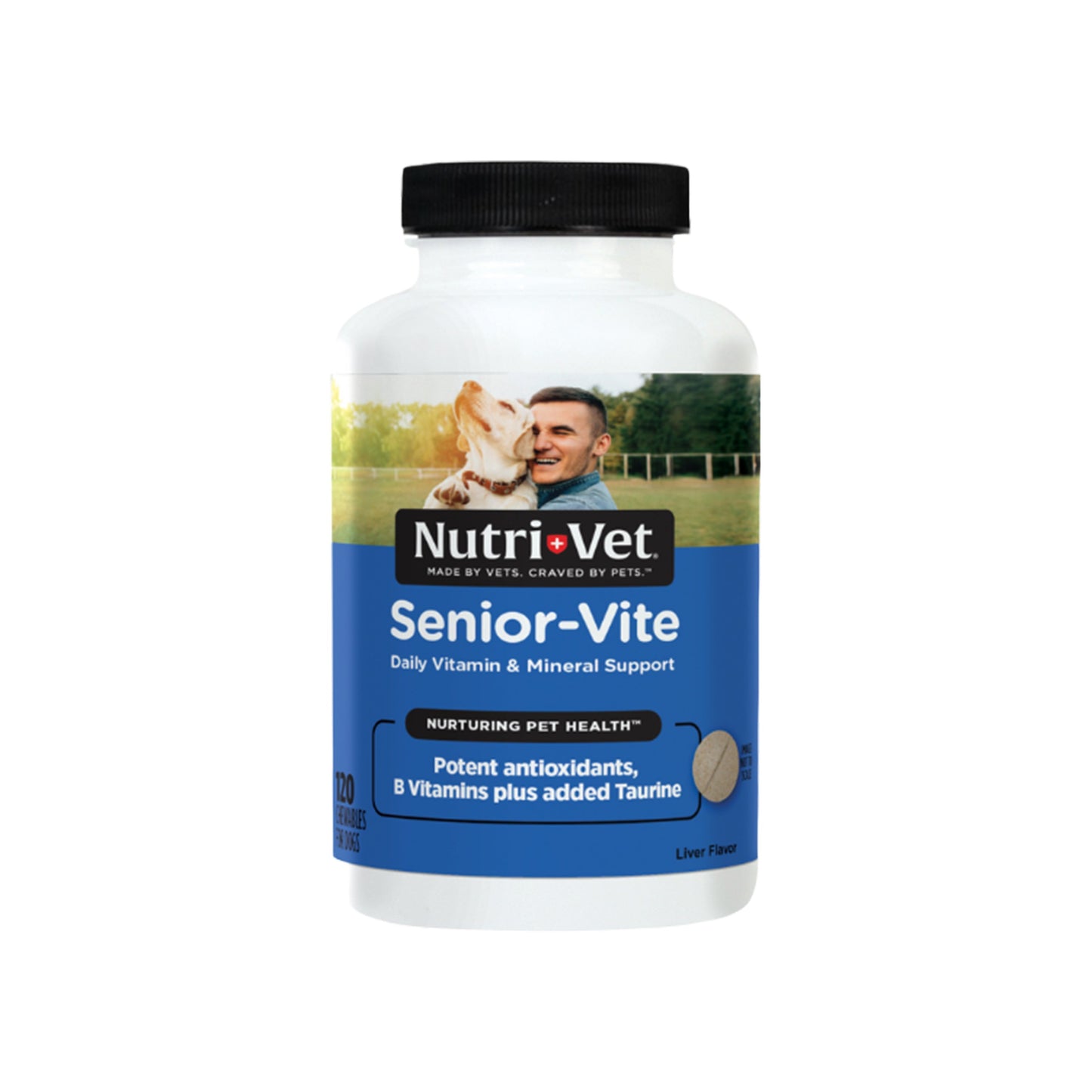 Nutri-Vet Senior-Vite Liver Chewables 120ct, Nutri-Vet
