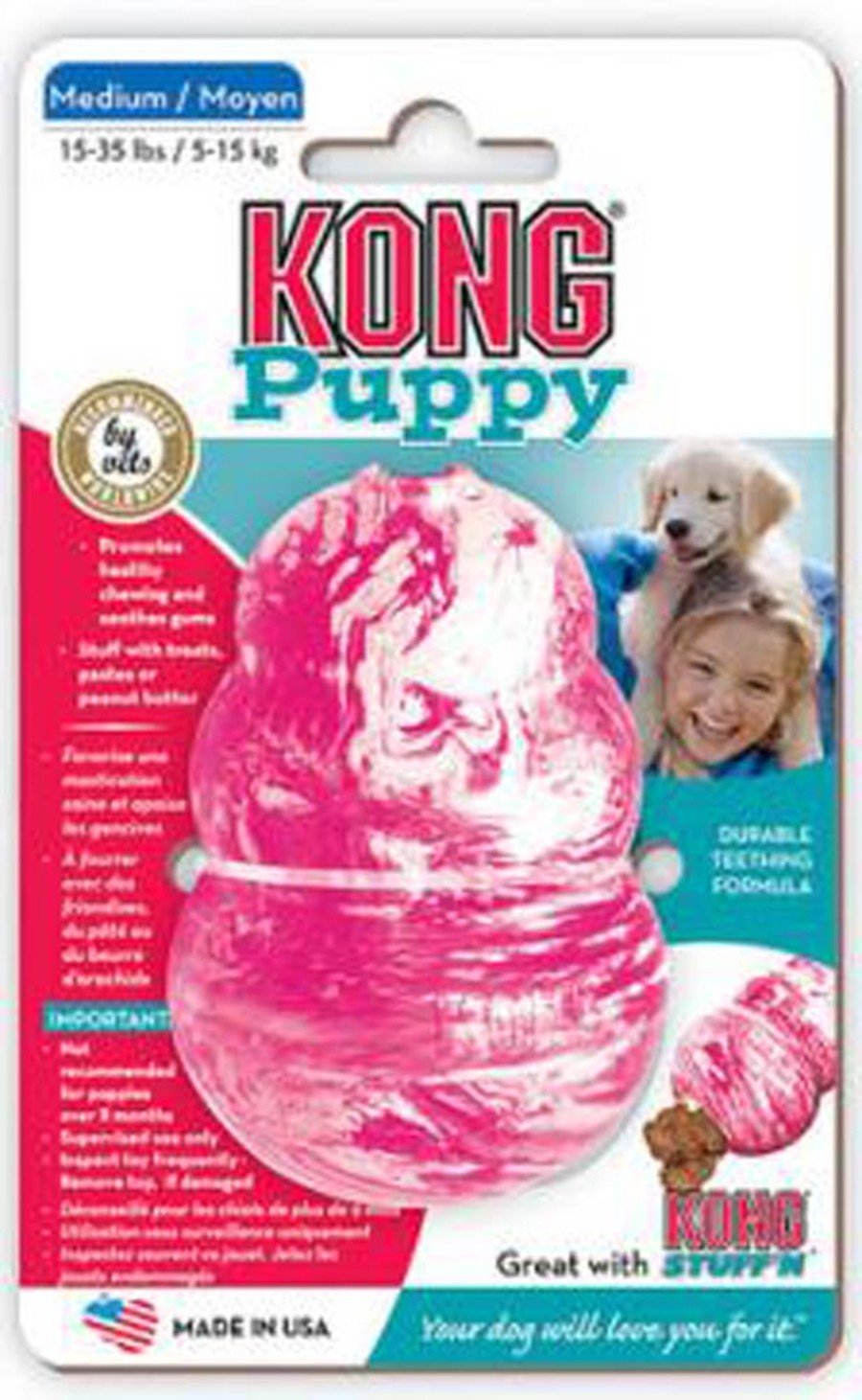 KONG Puppy Toy Assorted Medium, KONG