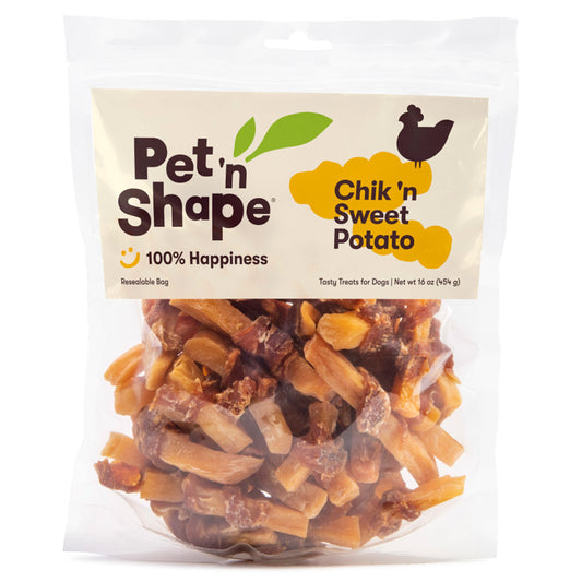 Pet 'N Shape Chik 'n Sweet Potato Dog Treat, 16-oz, Pet 'N Shape
