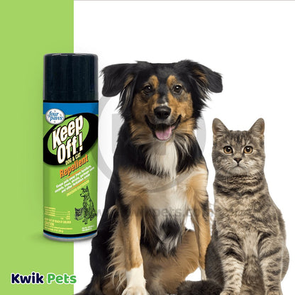 Four Paws Keep Off! Indoor and Outdoor Cat and Dog Repellent, 10 oz, Four Paws