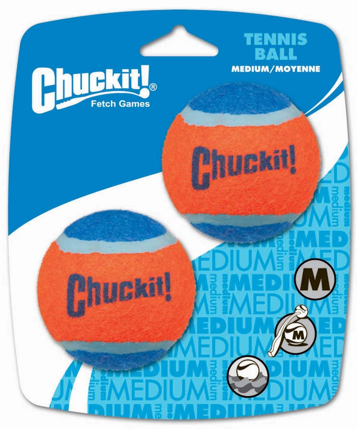 Chuckit! Tennis Ball, Medium, 8 Pack - 5