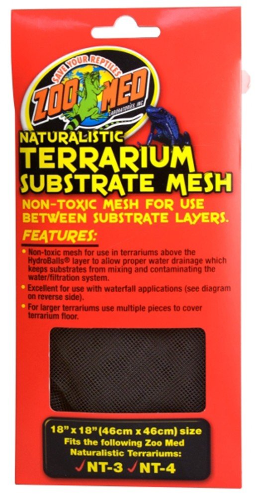 Zoo Med Naturalistic Terrarium Substrate Mesh 18x18, Zoo Med