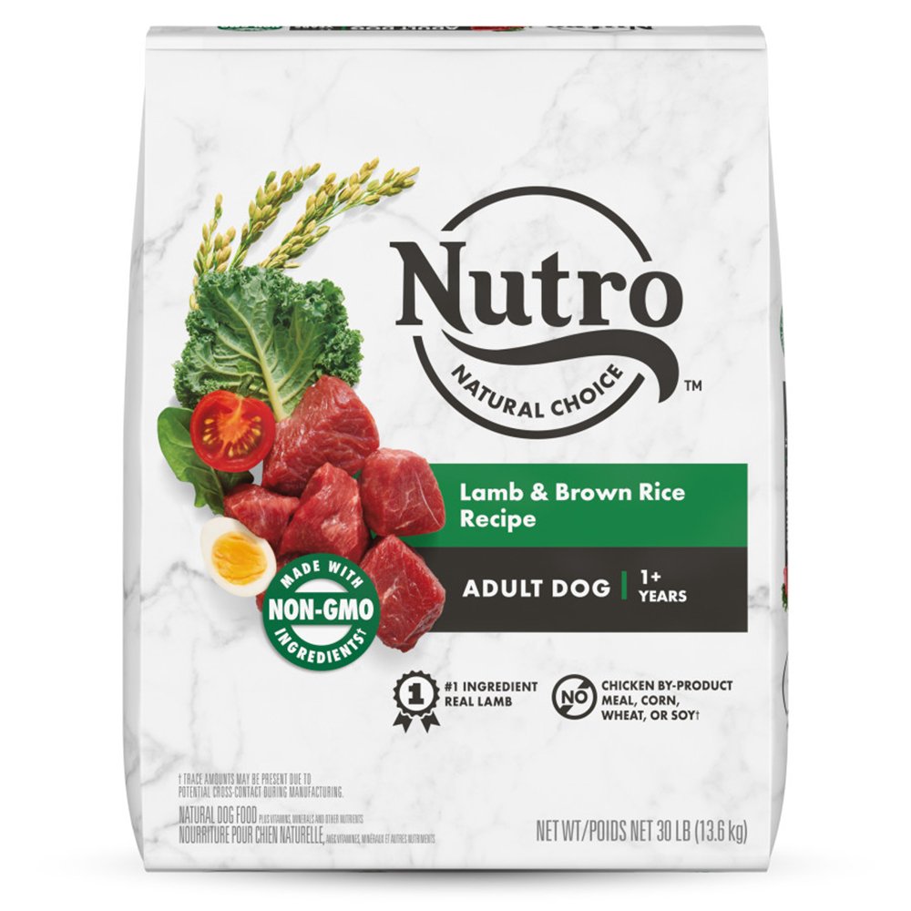 Nutro Products Natural Choice Adult Dry Dog Food Lamb & Brown Rice 30 lb, Nutro