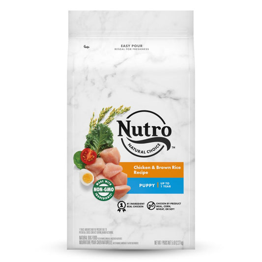 Nutro Natural Choice Puppy Food - Chicken & Brown Rice, 5-lb - 1