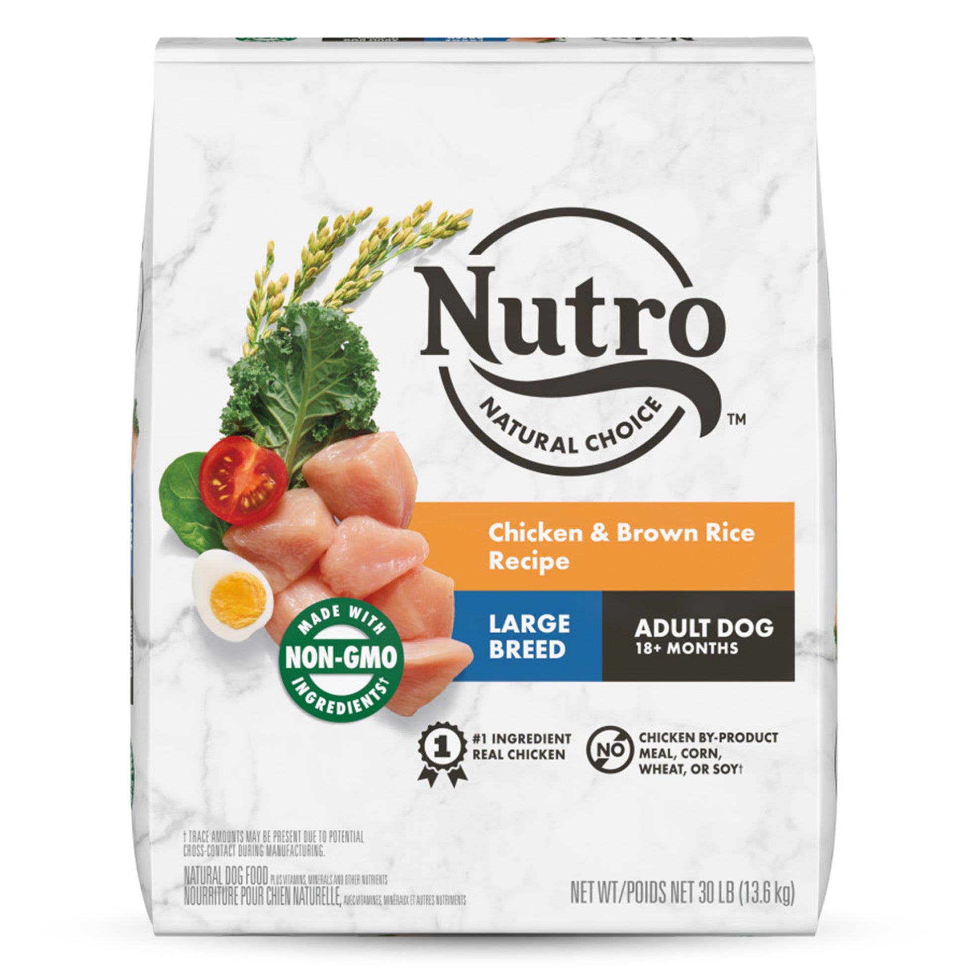 Nutro Products Natural Choice Large Breed Adult Dry Dog Food Chicken & Brown Rice 30 lb, Nutro