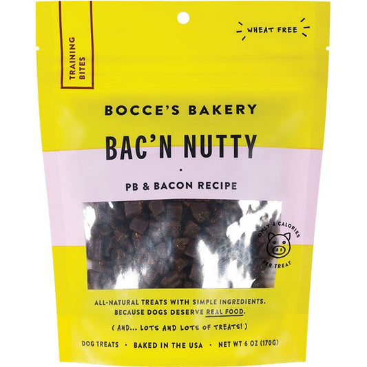 Bocce's Bakery Dog Training Bacon Nutty 6-oz, Bocce's Bakery
