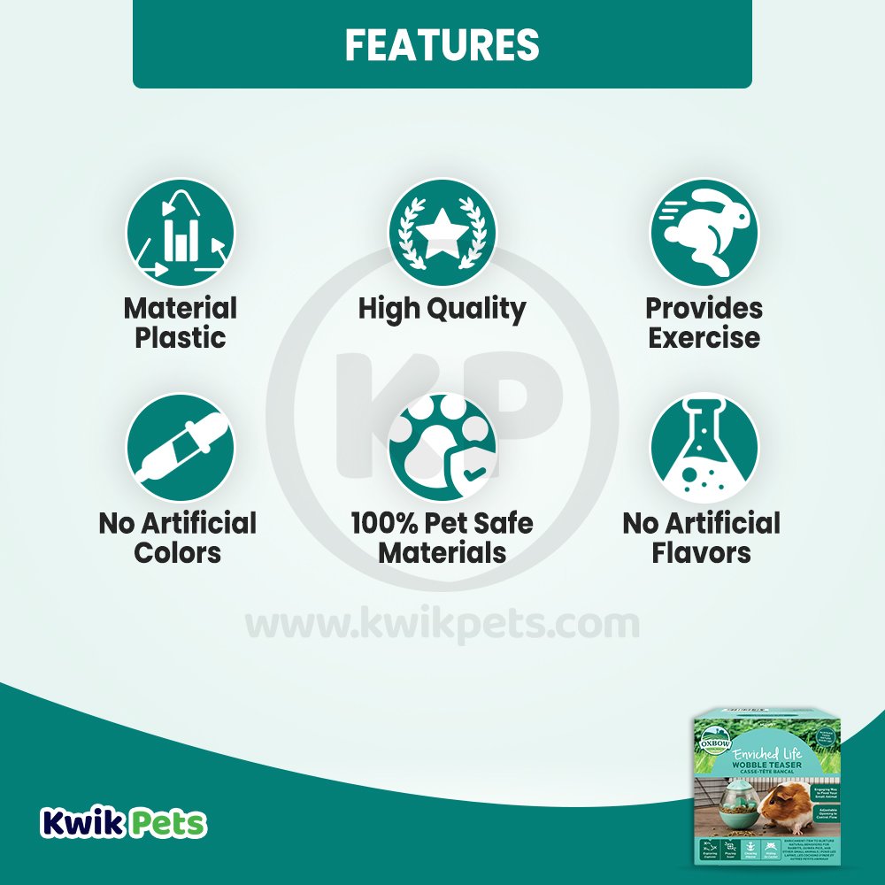 Oxbow Animal Health Enriched Life Wobble Teaser Small Animal Toy, One Size, Oxbow