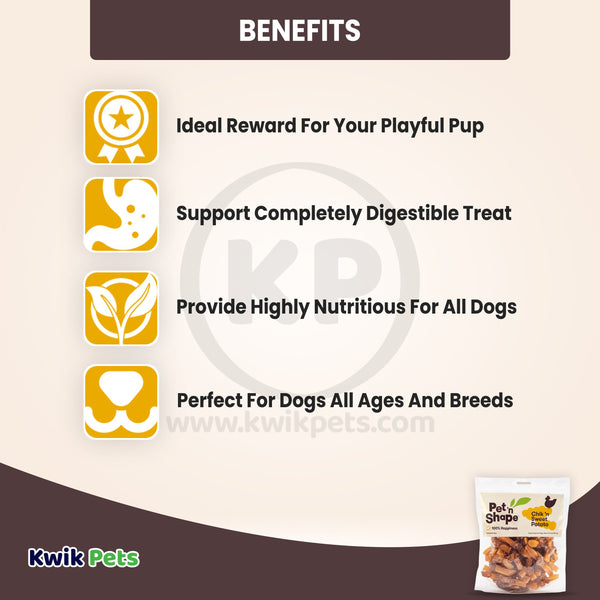 Benefits of Pet 'n Shape Chik 'n Sweet Potato Jerky Dog Treats 16-oz