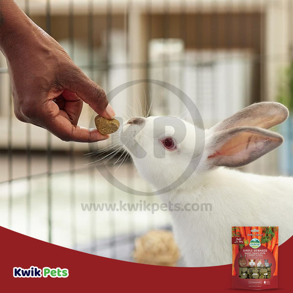 Oxbow Animal Health Simple Rewards Baked Small Animal Treats w/Carrot & Dill, 3 oz, Oxbow