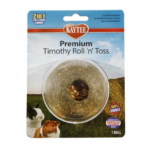 Kaytee Premium Timothy Roll'n'Toss Treat, Kaytee