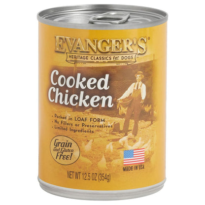 Evangers Dog Classic Chicken 12.5oz, Evangers