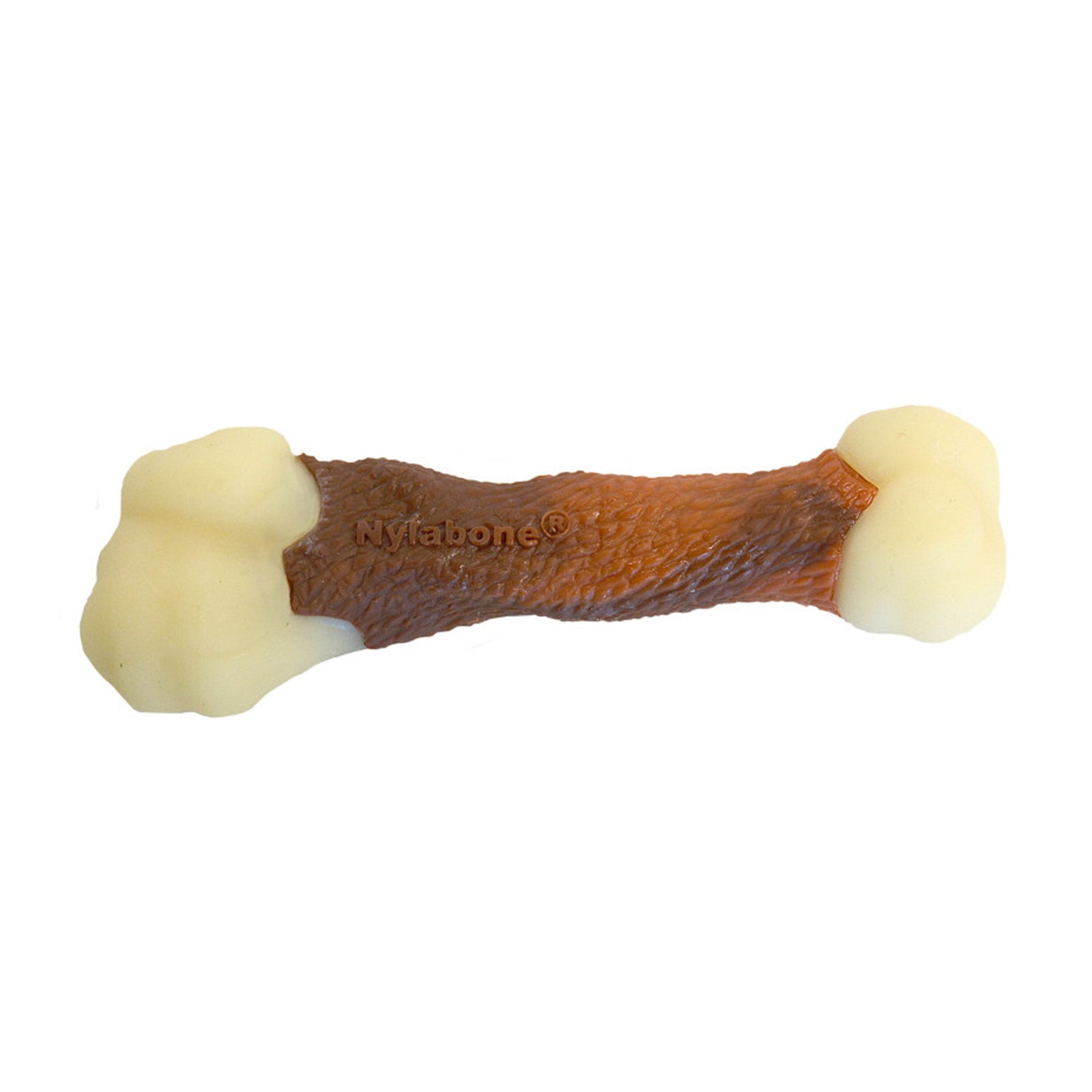Nylabone Femur Bone Rawhide Alternative Beef Flavor Medium/Wolf - Up To 35 lb - 6