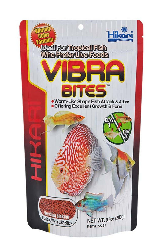 Hikari USA Vibra Bites Tropical Fish Food, 9.8 oz, Hikari