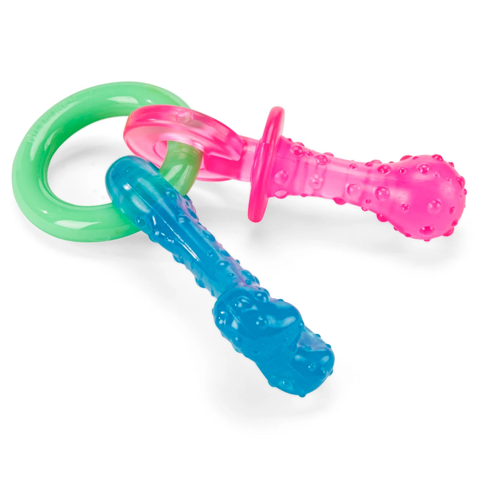 Nylabone Puppy Chew Teething Pacifier Bacon Flavor Small/Regular - Up To 25 lb, Nylabone