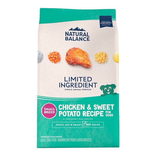 Natural Balance Small Breed Bites Chicken & Sweet Potato Dog Food, 12-lb.