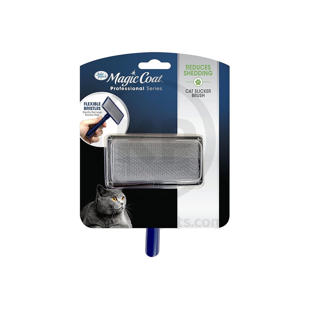 Four Paws Magic Coat Cat Slicker Brush One Size, Four Paws