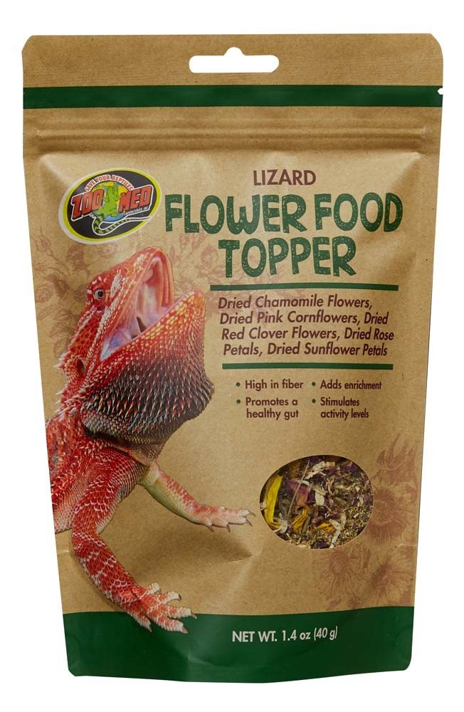 Zoo Med Lizard Flower Food Topper 1.4oz, Zoo Med