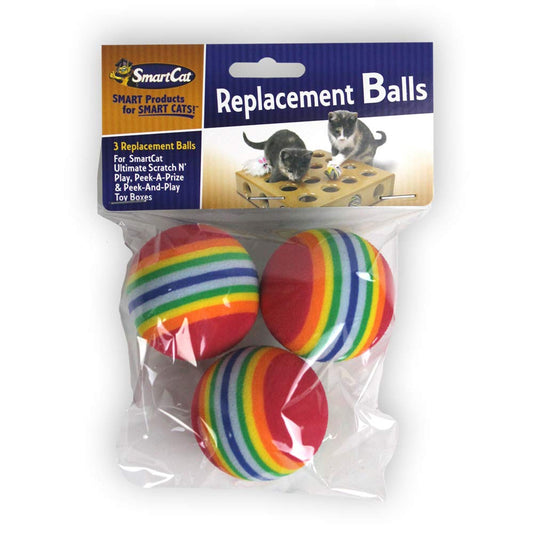 Pioneer Pet SmartCat Toy Box Replacement balls (3 Count), Pioneer Pet