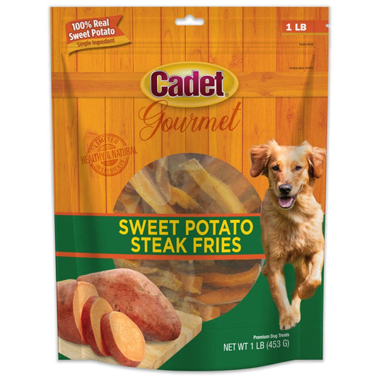 Cadet Gourmet Dog Sweet Potato Fries Fries, Sweet Potato, 1 Lb. (1 ct), Cadet