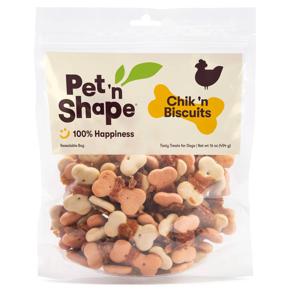 Pet 'N Shape Chik 'n Dog Biscuits, 16-oz, Pet 'N Shape