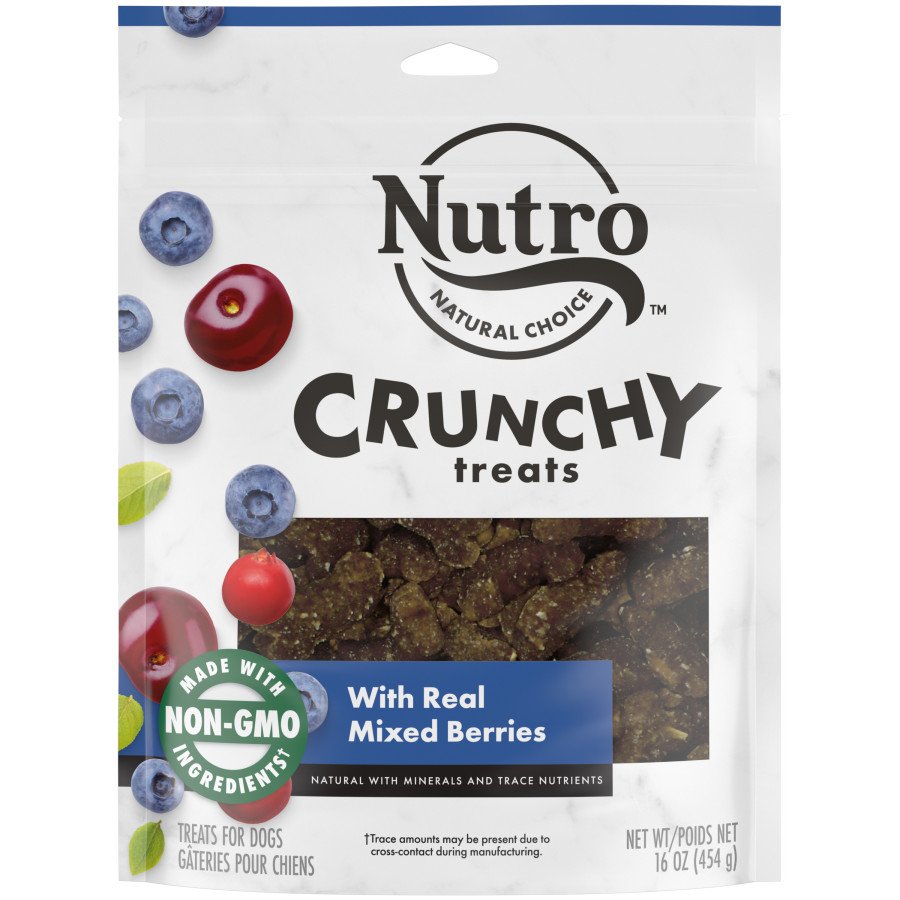 Nutro Products Crunchy Dog Treats Mixed Berry, 16 oz, Nutro