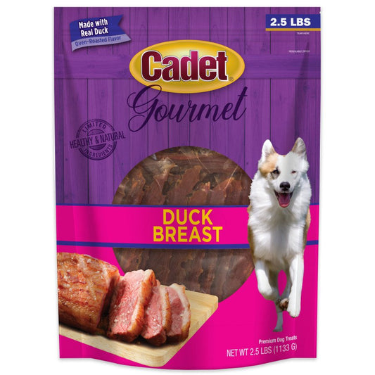 Cadet Gourmet Duck Breast Dog Treats Breast, Duck, 2.5 Lb. (1 ct), Cadet