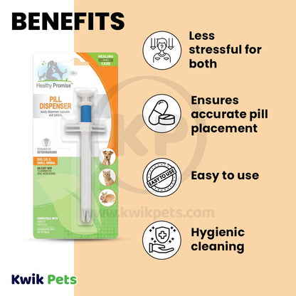 Four Paws Healthy Promise Pet Pill Dispenser, SMall, Four Paws