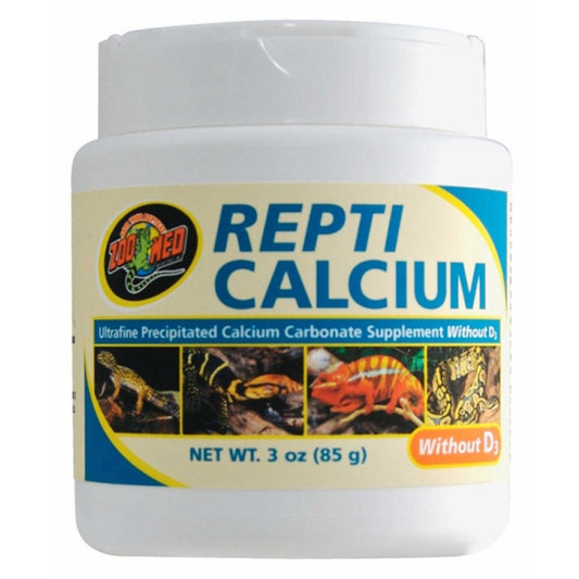 Zoo Med Repti Calcium without D3 Ultra Fine 3oz, Zoo Med