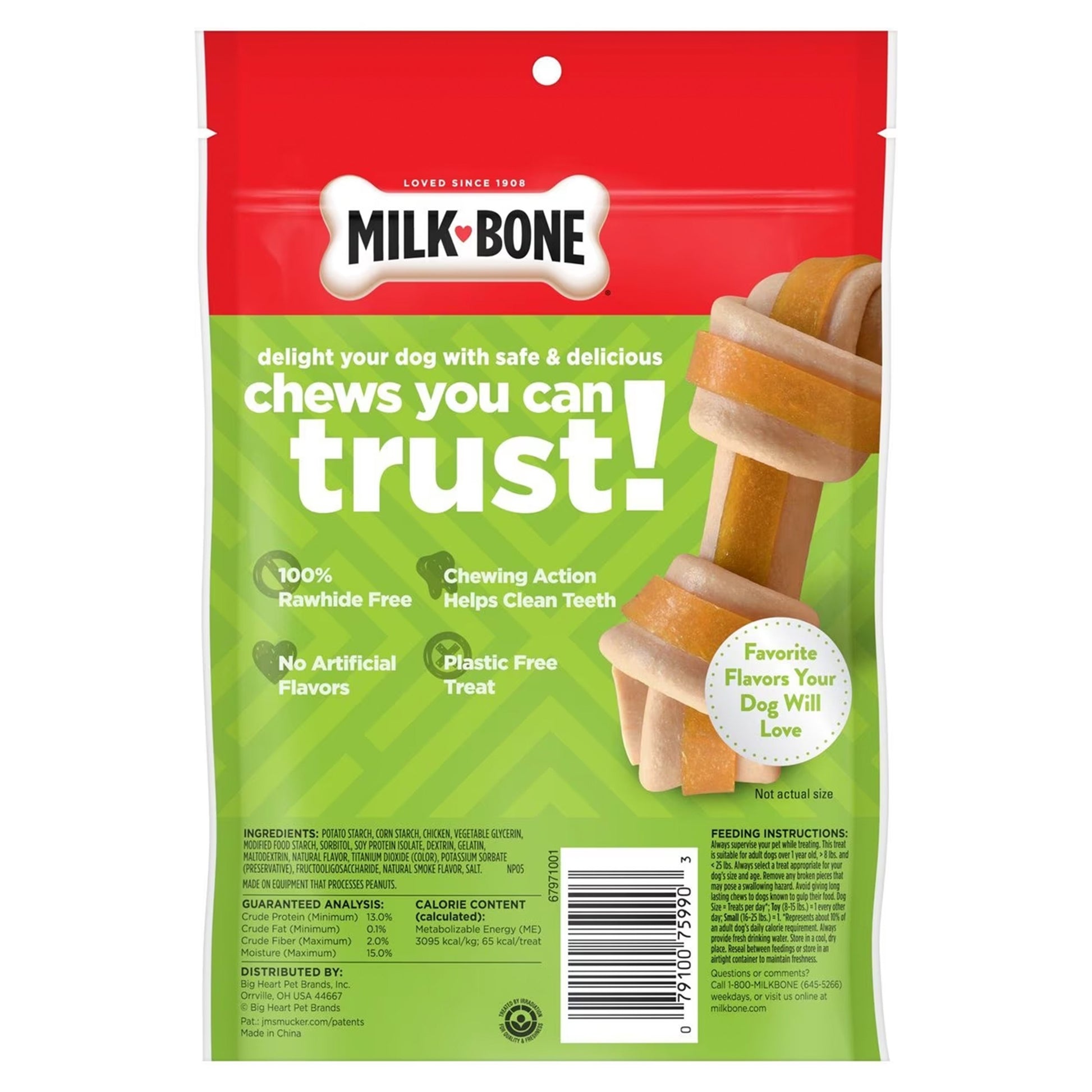 Milk-Bone Gnaw Bones Mini Chicken Flavored Bone Dog Treats 5.1oz - Kwik Pets