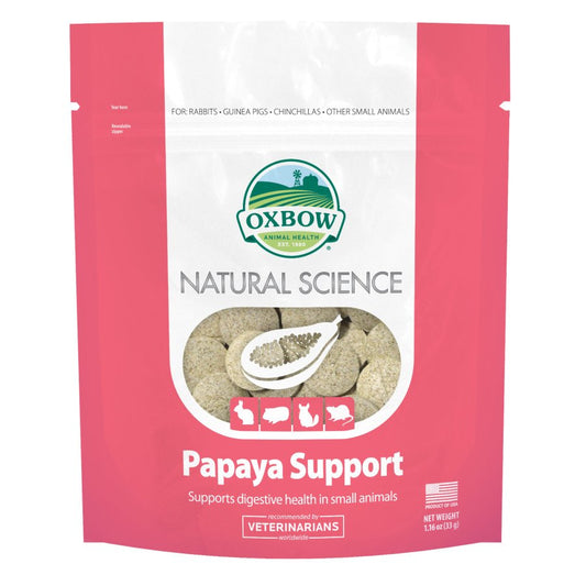Oxbow Animal Health Natural Science Small Animal Papaya Support Supplement, 1.16 oz, Oxbow