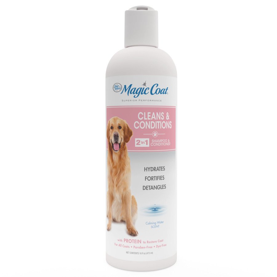 Four Paws Magic Coat Cleans & Conditions Dog 2 in 1 Shampoo and Conditioner 16-oz, Four Paws