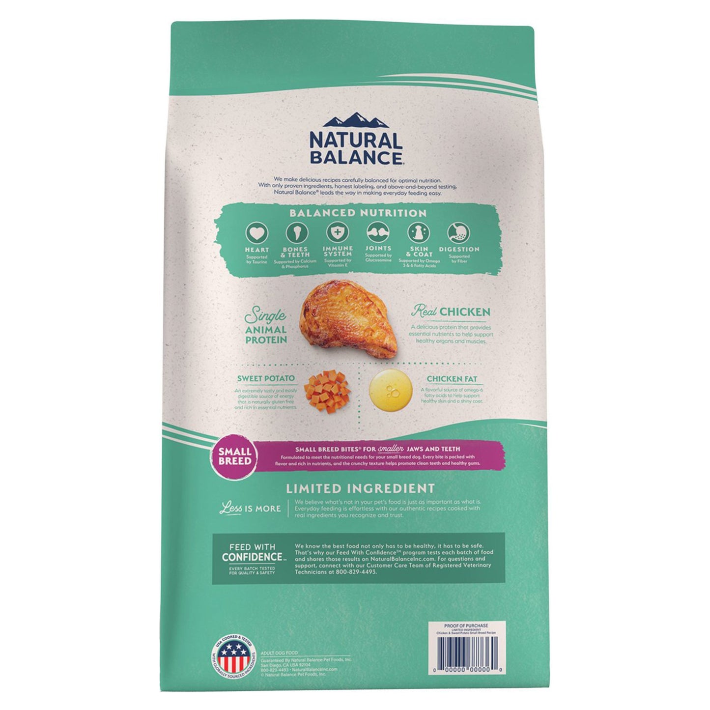 Natural Balance Pet Foods Small Breed Bites Chicken & Sweet Potato 4-lb - 2