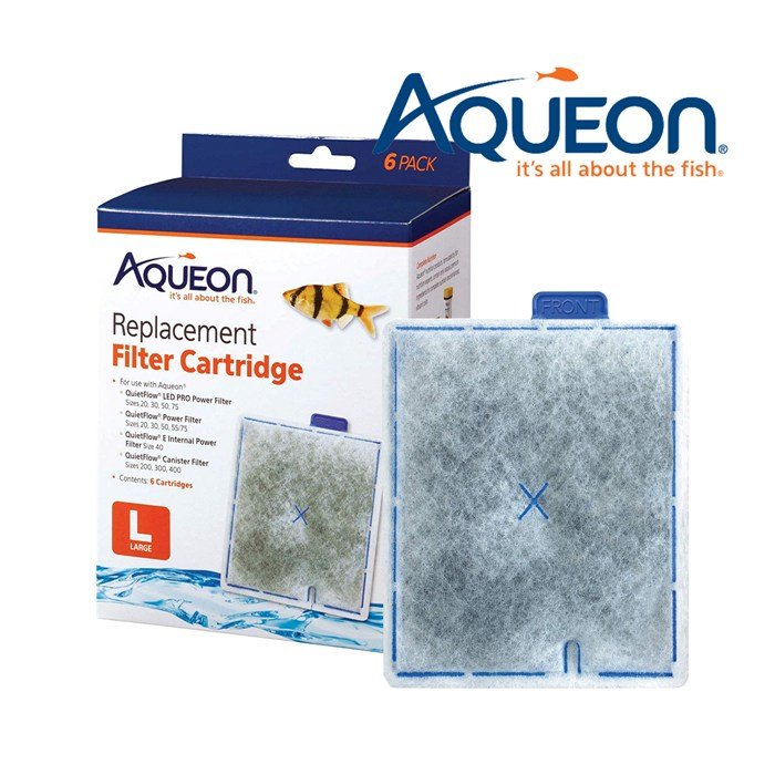 Aqueon Replacement Filter Cartridge Large 6 Pack - Kwik Pets