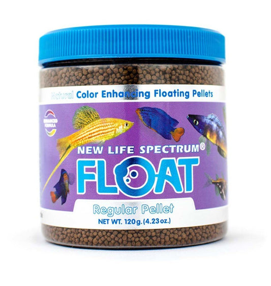 New Life Spectrum Float Pellets Fish Food, 4.23-oz, Regular