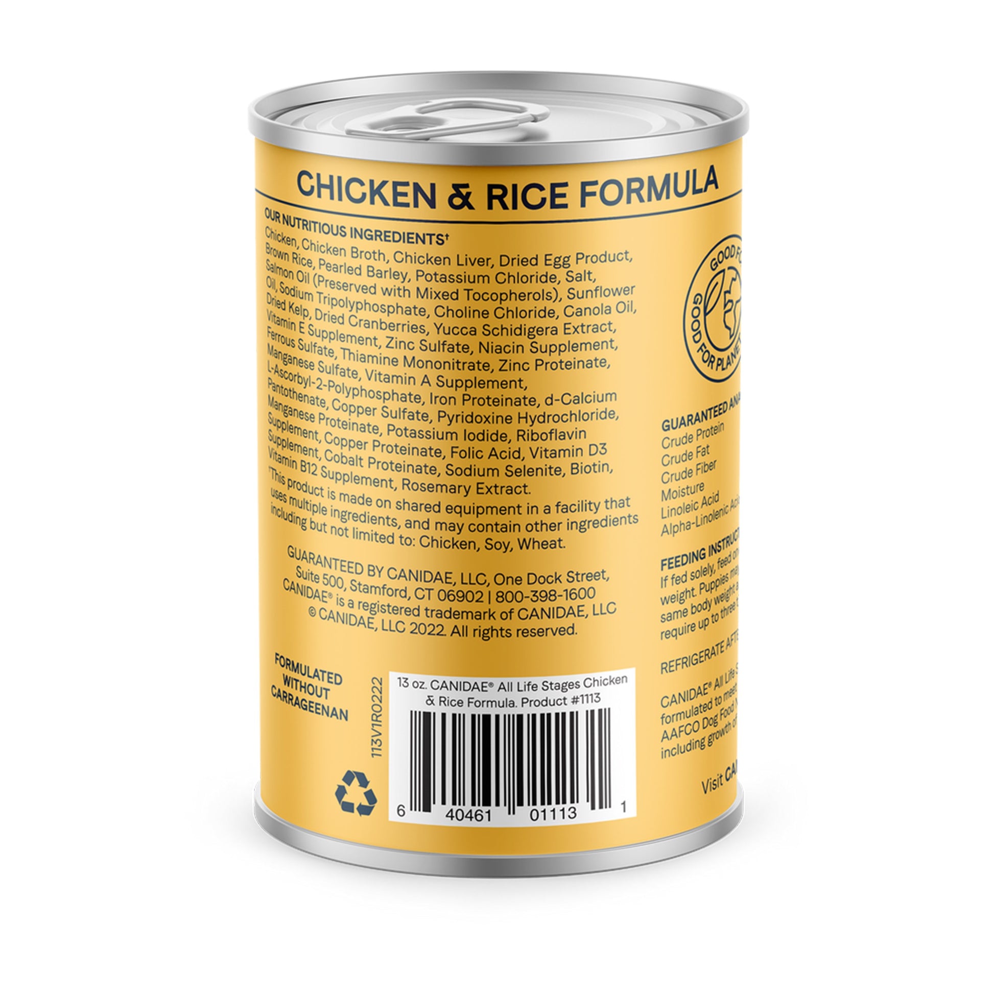 Image of CANIDAE All Life Stages Canned Dog Food Chicken & Rice 13-oz