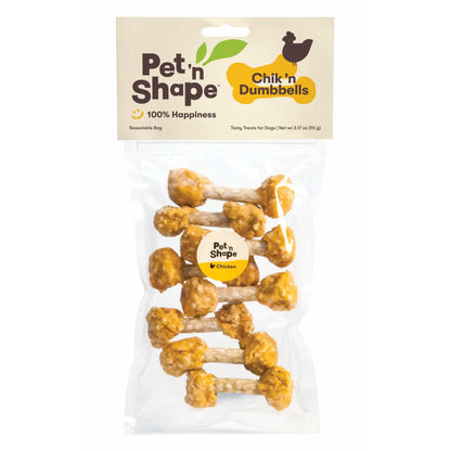 Pet 'N Shape Chik 'n Dumbbells Dog Treat, 3.17-oz, Pet 'N Shape