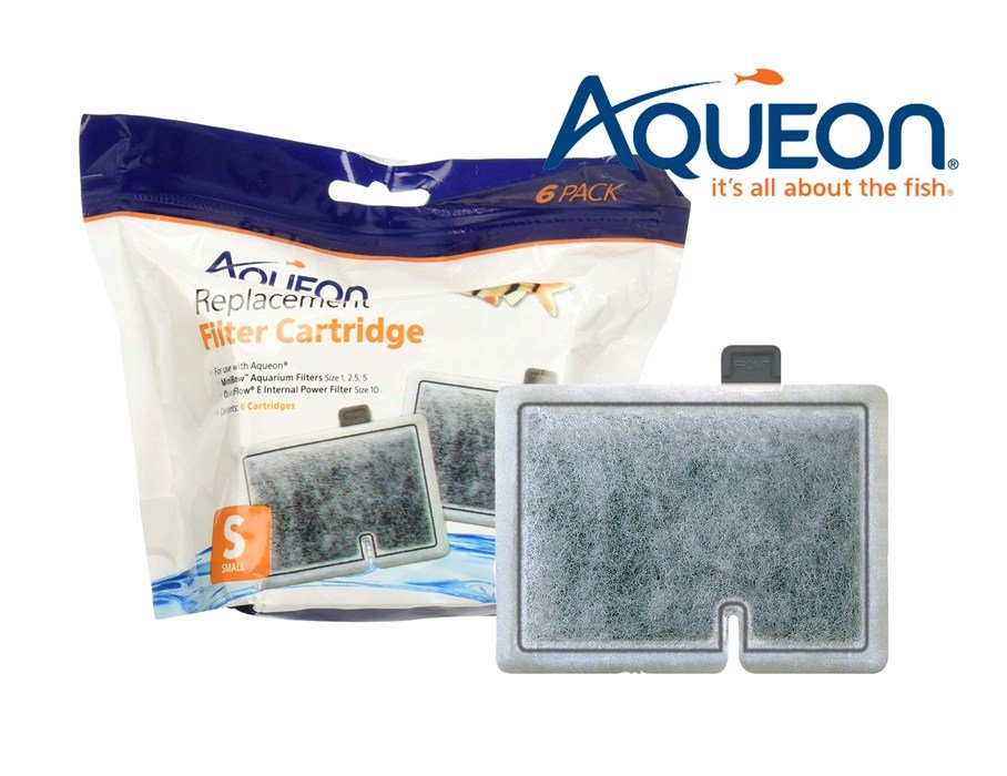 Aqueon Replacement Filter Cartridge Small 6 Pack, Aqueon