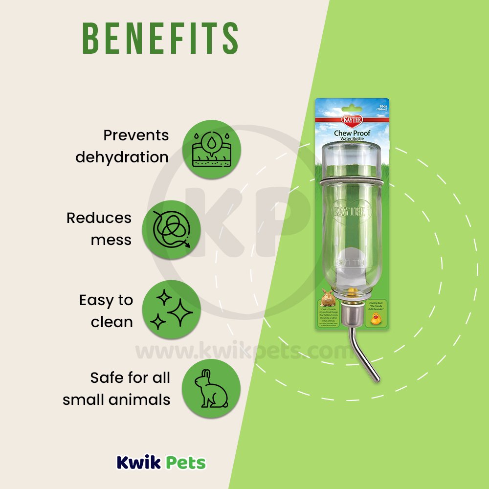 Kaytee Chew-Proof Water Bottle 26-oz, Kaytee