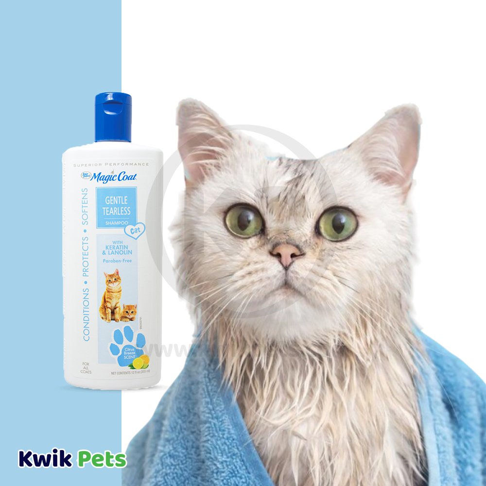 Four Paws Magic Coat Cat & Kitten Tearless Shampoo 12oz, Four Paws