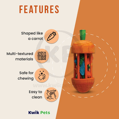 Kaytee Carousel Chew Toy Carrot -Large, Kaytee