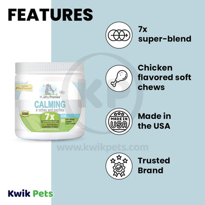 Four Paws Healthy Promise Cat Calming Chews Calming, 110 ct, Four Paws