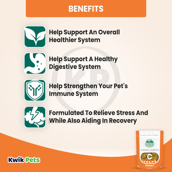 Oxbow Animal Health Natural Science Small Animal Vitamin C Support Supplement, 4.2 oz, Oxbow
